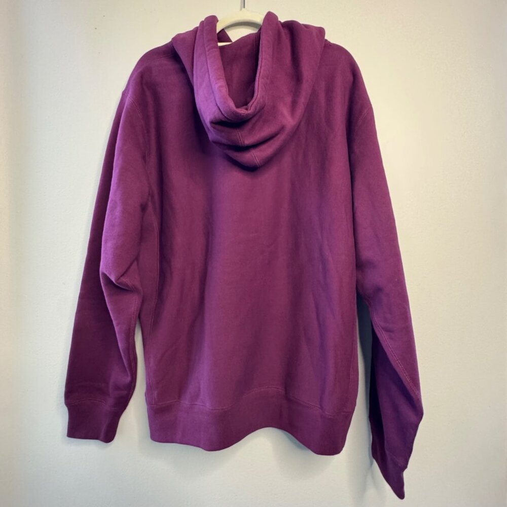 THE HUNDREDS UNO Graphic Hoodie Mens L NWT Wild Burgundy Sweatshirt NEW Large - Picture 2 of 14
